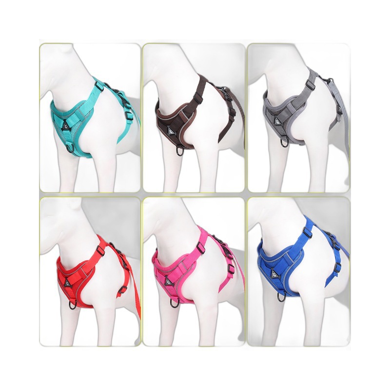 Pet Leash Reflective Breathable Cat Harness Vest Style Small Cat Breathable Reflective — image 6