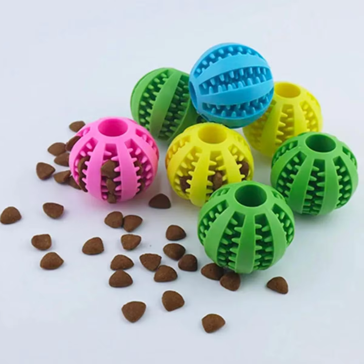 Dog Toy Snack Ball Interactive Dog Food Ball Toy For Alleviating Canine Tooth Pain Slowly Eat Chew Snacks And Distribute — image 5