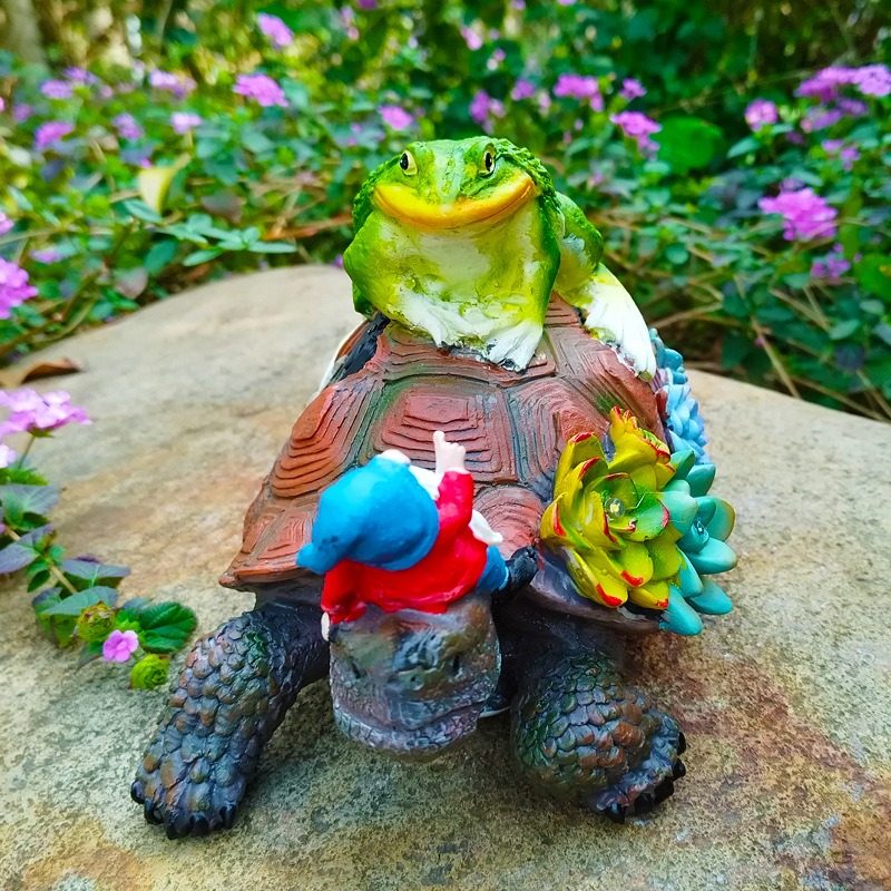 Solar powered outdoor animal statue sprite ornaments — image 5