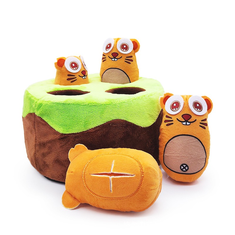 Dog Toy Hidden Food Set with Sound and Bite Resistance Interactive Puzzle and Self Help to Relieve Puzzle Pet Supplies — image 1