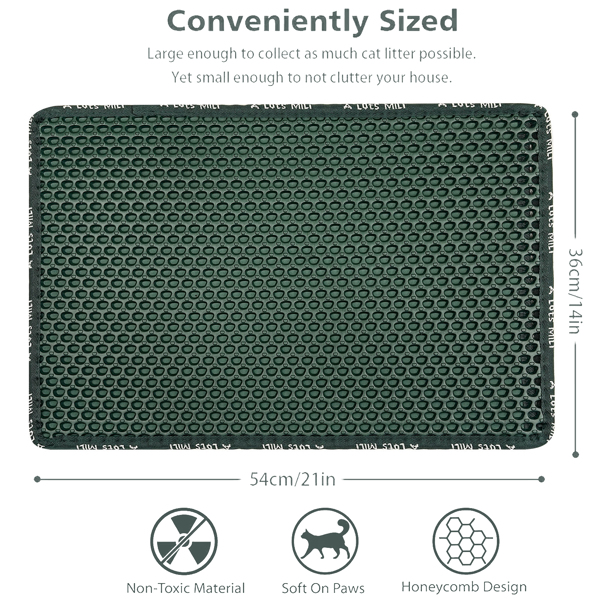 Double Layer Rice Shaped Cat Litter Pad — image 4