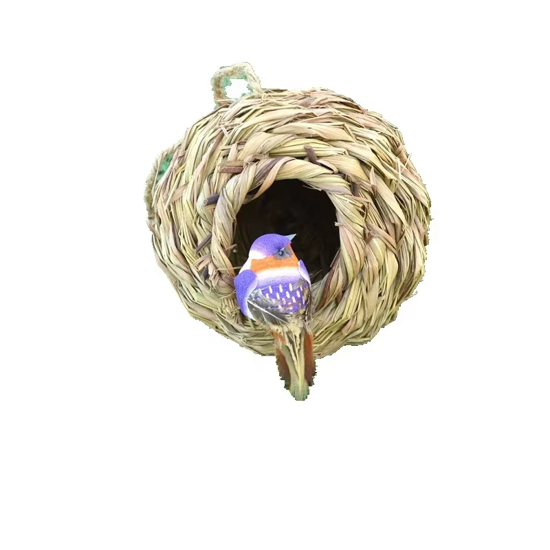 Nido de Pájaros - Jaula de Grano para Aves - Casa de Pájaro Decorativa Exterior — imagen 3