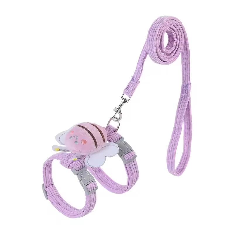 Traje de Cinturón para Gatos con Decoración Alar, Conjunto de Correas y Ajustes para Pequeños Perros y Mascotas — imagen 7