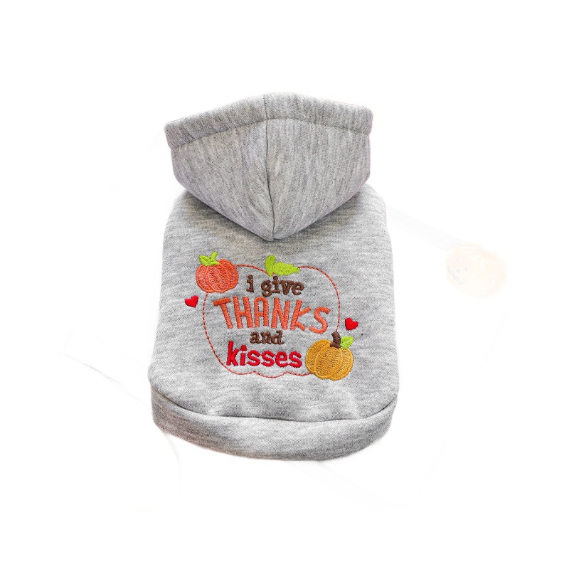 Pet Dog Cat Clothes Halloween Thanksgiving Pumpkin Hoodie Small Dog Apparel — image 6
