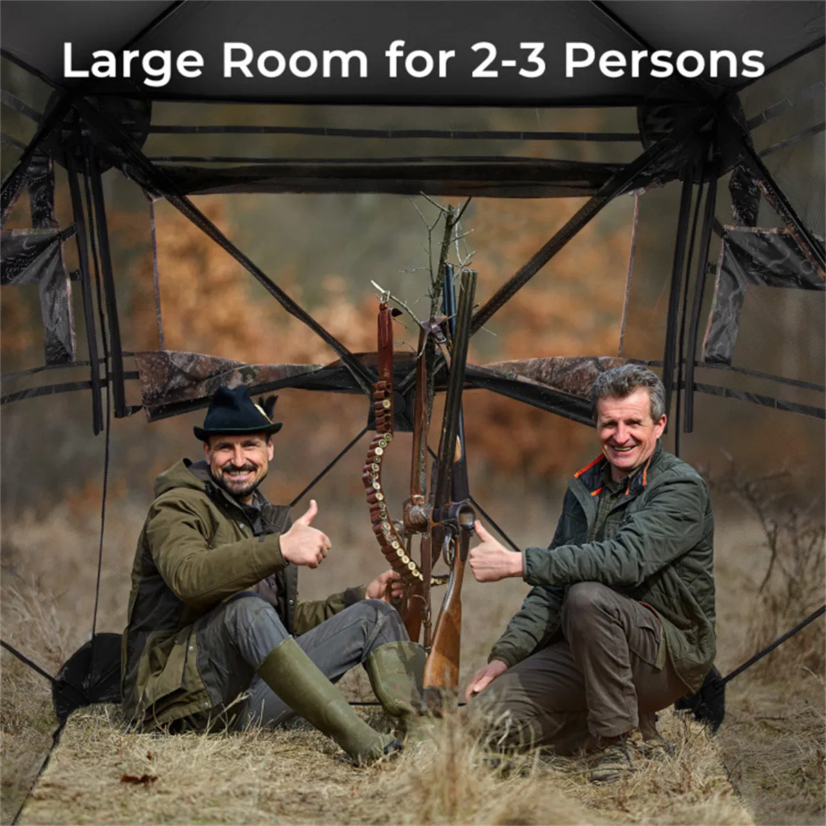 Outdoor hunting tent one-way transparent — image 3