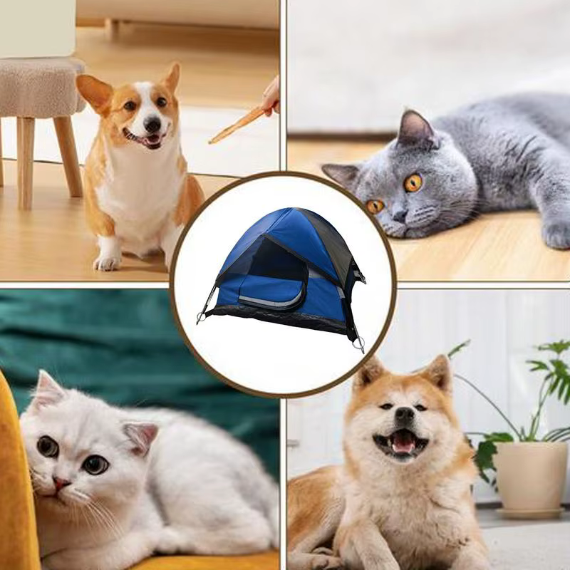 Casa de Tenda para Gatos Pequeña Casa Exterior para Mascotas Tenda Portátil para Perros y Gatos Pequeños — imagen 5