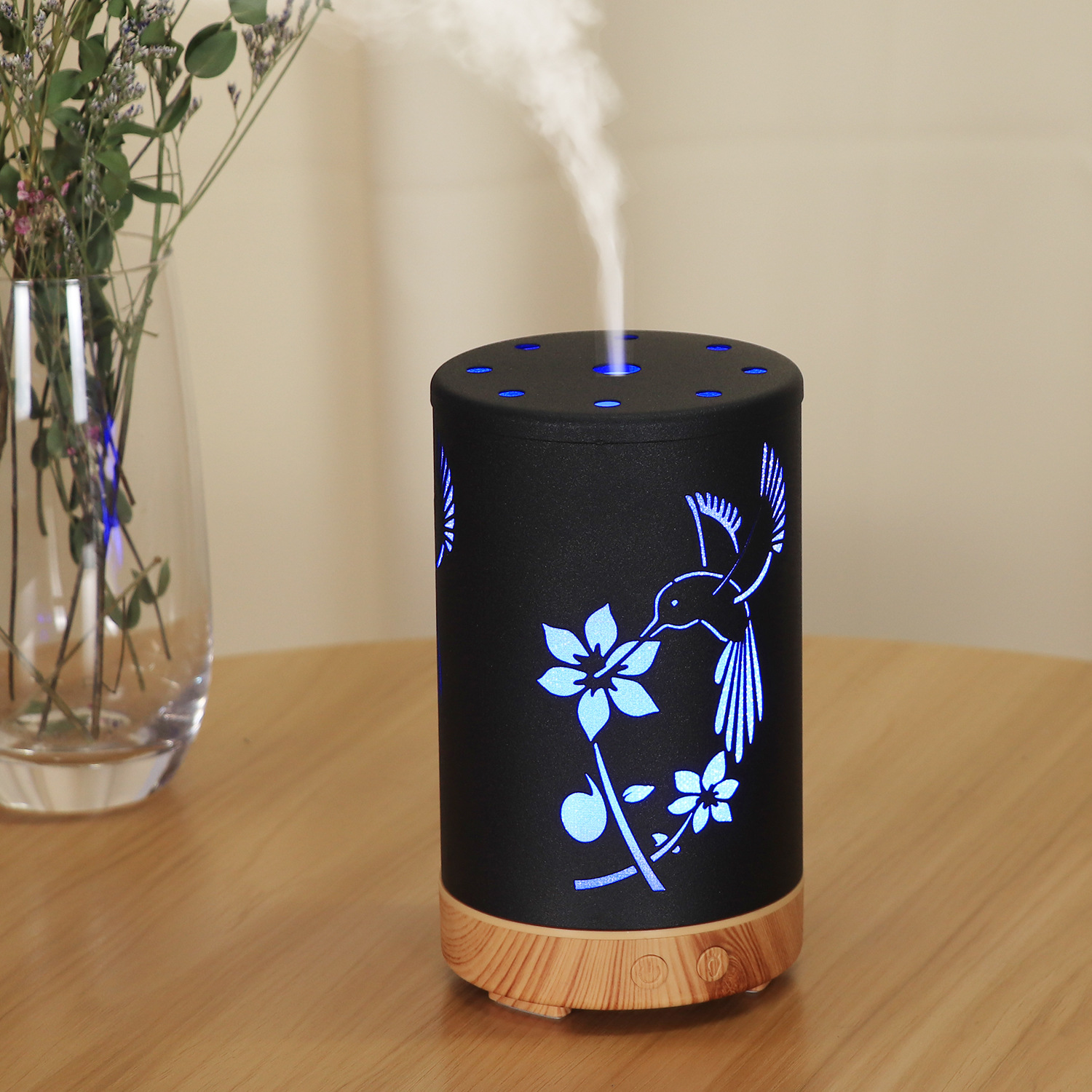 Hummingbird Wrought Iron Aroma Diffuser 100ml Home Bedroom Diffuser Desktop Humidification — image 3