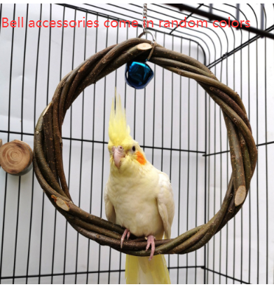 Marco de Pie para Aves - Jaulón de Corte con Rueda de Bambú — imagen 2