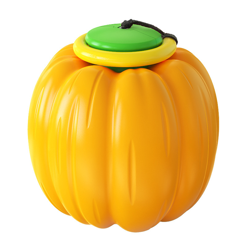 Juguetes para Mascotas Muelas de Perro Pelotas Elásticas Resistentes al Mordisco de Calabaza para Tiranear a Mano — imagen 4