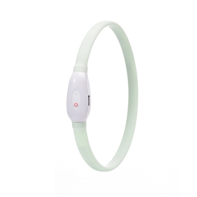 Collar Luminoso para Mascotas Collar de Mascota Carga USB DIY Collar de Perro Luminoso Collar de Cuello Seguro para Caminar con Perros — imagen 13