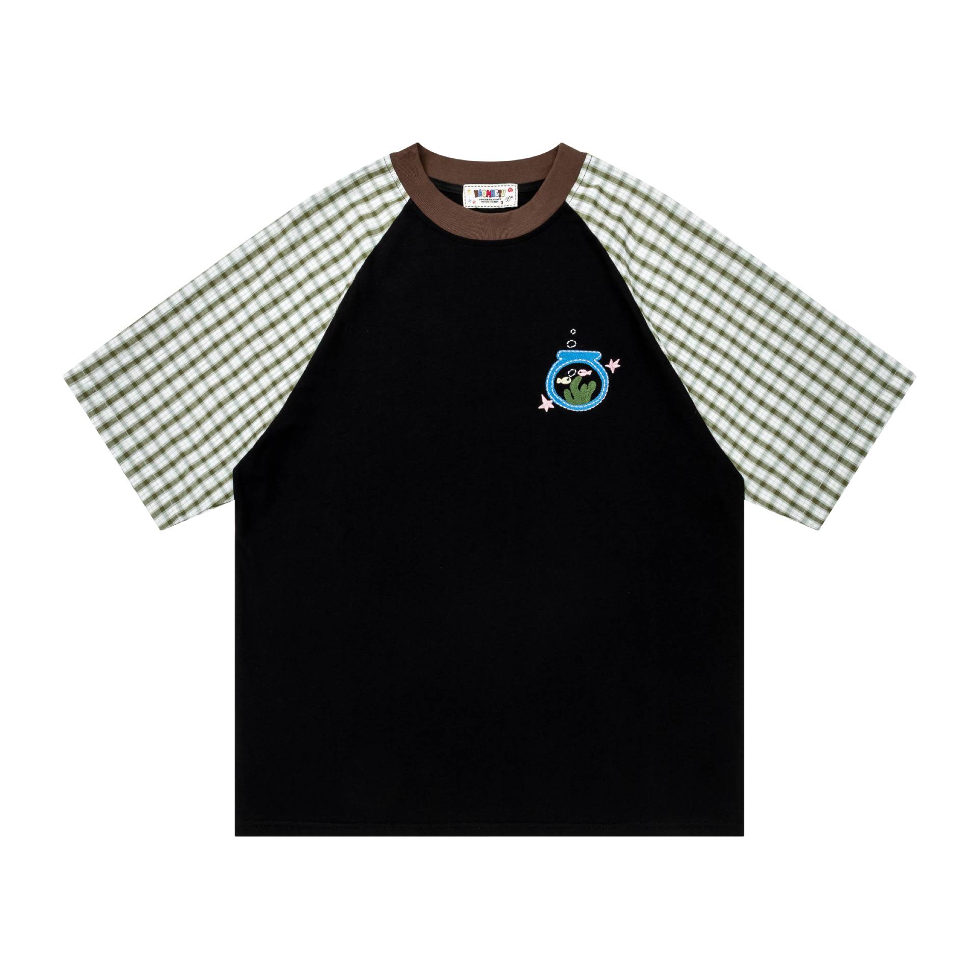 Fun small fish tank printed short sleeved shirt — image 4