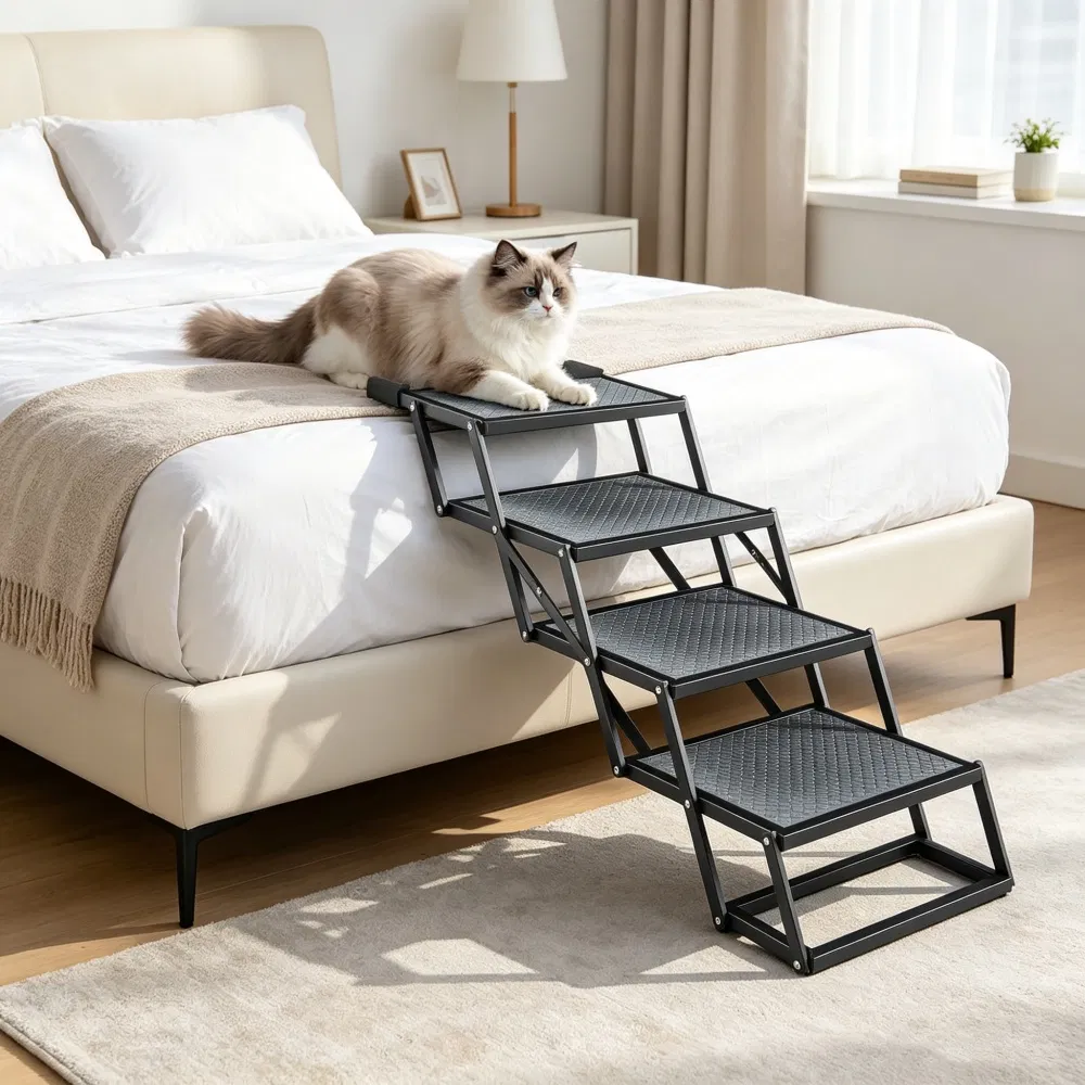 Pet Stairs with Adjustable Height for Outdoor — image 1