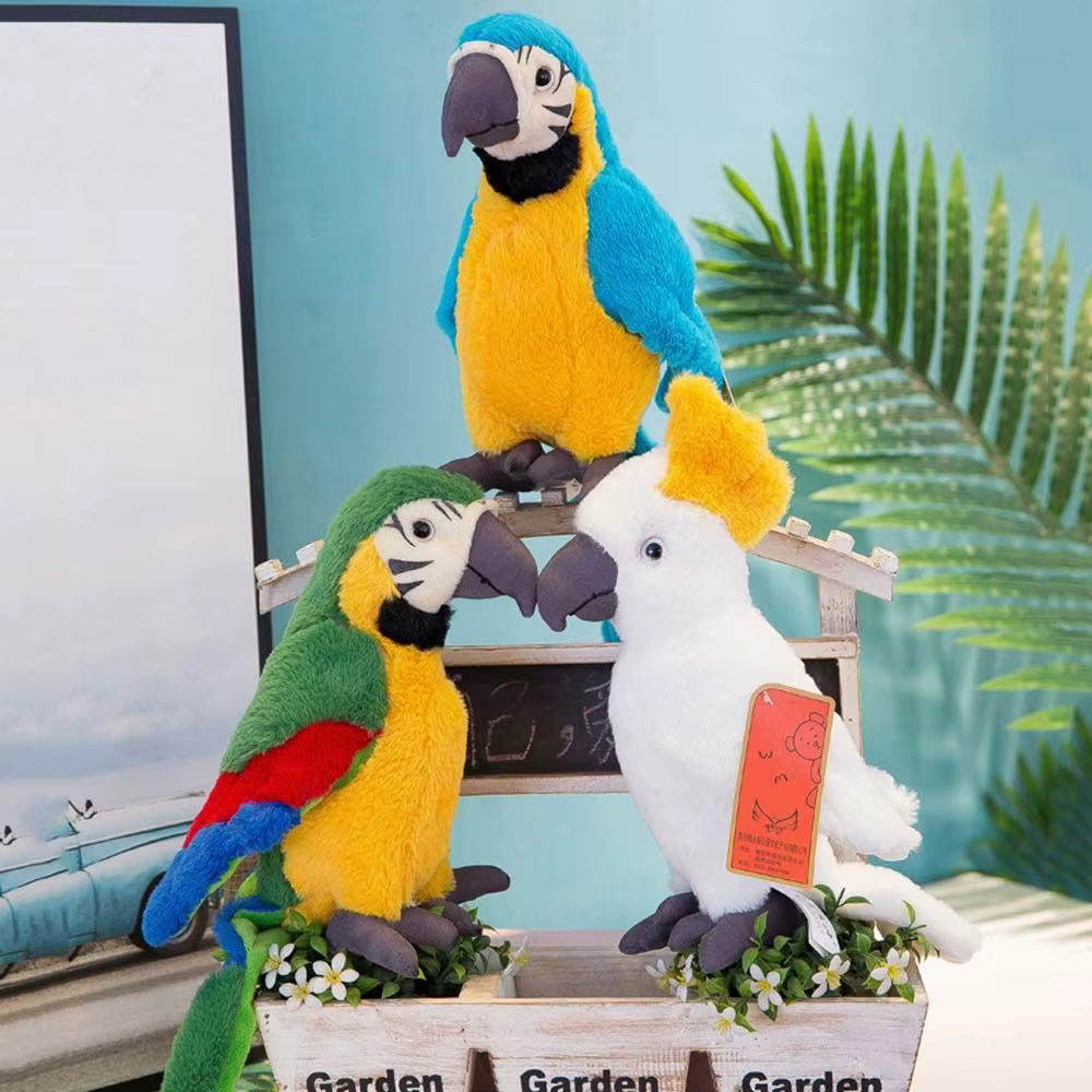 Muñeca de Peluche de Pájaro Realista de Algodón Plush para Decoración — imagen 5