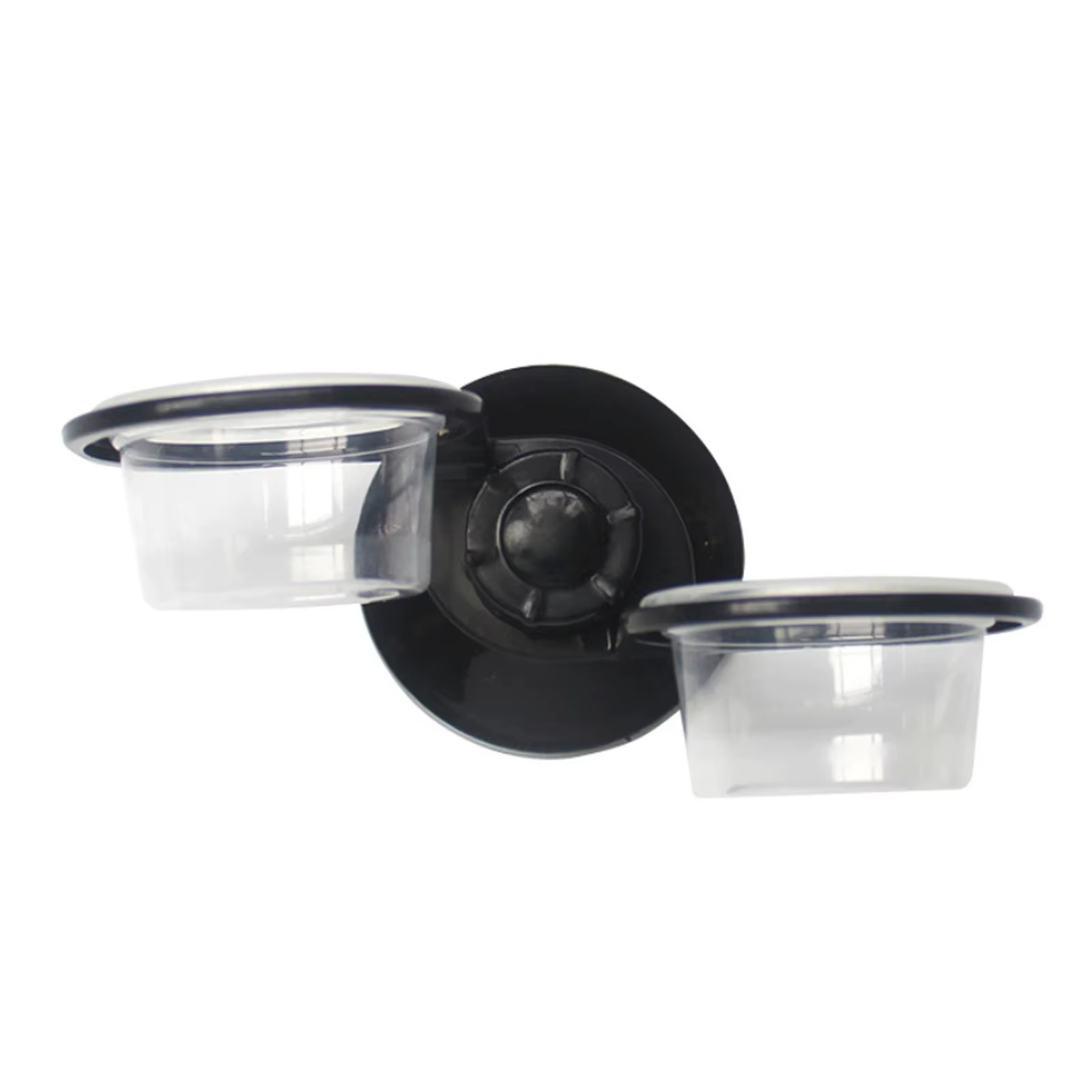Dual Cup Suction Cup Reptile Feeding Bowl Wall Mount Feeder Arboreal Food Water Dish Crested Gecko Chameleon Vivarium Supplies — image 4