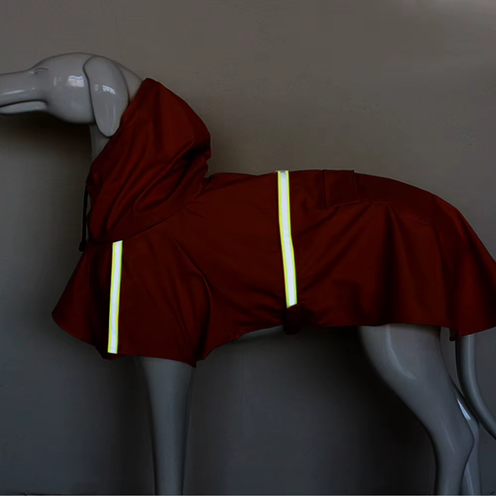 Chaquetón Impermeable para Perros Grandes Estilo Capa de Corgi, Ropa de Perro con Reflejos y Capucha para Caninos — imagen 3