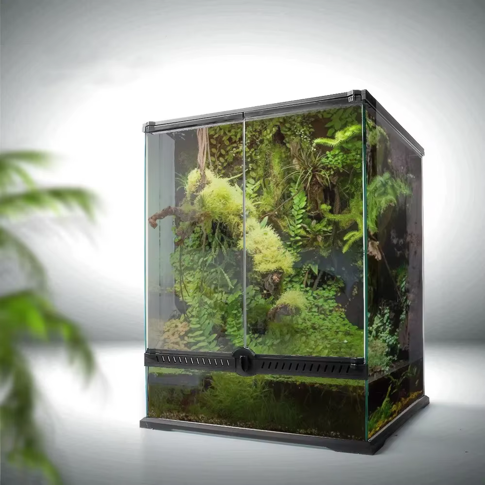 Reptile Terrarium Rainforest Reptile Tank Breeding Cage for Reptile Terrarium Accessories — image 3
