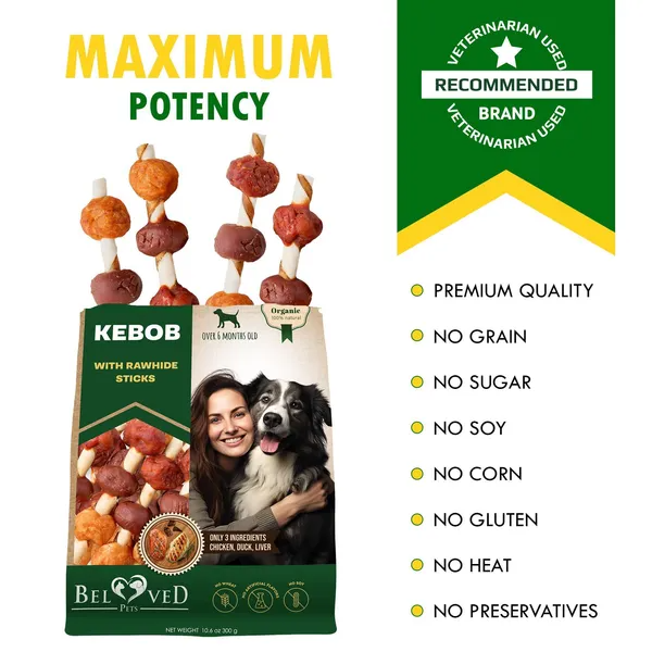 Tocinos Orgánicos para Perros con Pavo y Pollo de Grado Humano, Sin Granos, Snacks Secos Naturales y Saludables para Cachorros Grandes y Pequeños — imagen 6
