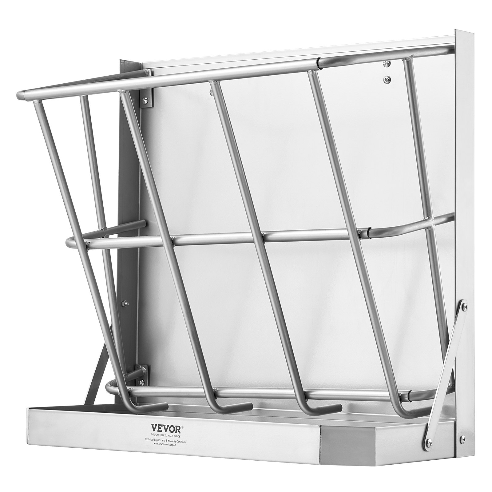 Alimentador de heno para cabras en pared 2 en 1 Alimentador de heno y grano 21 galones — imagen 6