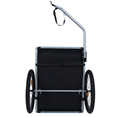 Large Folding Bike Trailer For Dogs 120LB Capacity All-Terrain Pet Carrier, Durable Steel Frame For Cycling, Jogging, Camping Outdoor Adventures — imagen 10
