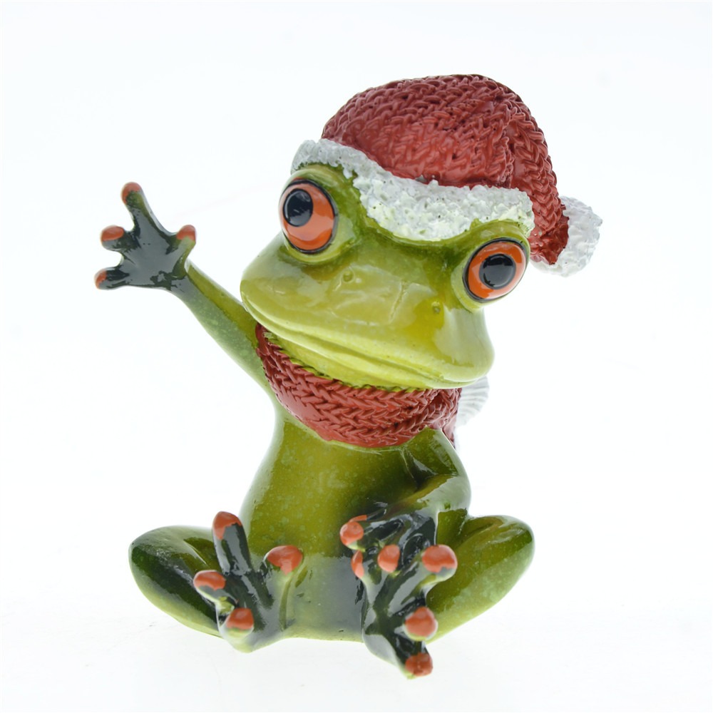 Family couple frog resin decorative ornaments — image 2