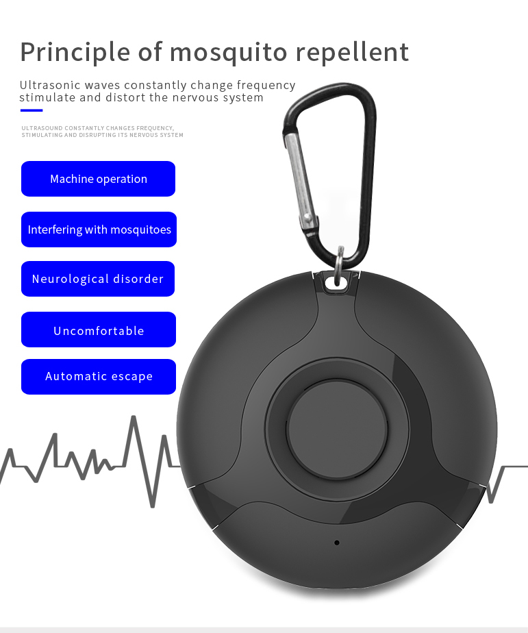 Outdoor Mosquito Repellent Ultrasonic Insect Repellent New Mouse Repellent Intelligent Outdoor Portable Electronic Pest Repellent — image 1