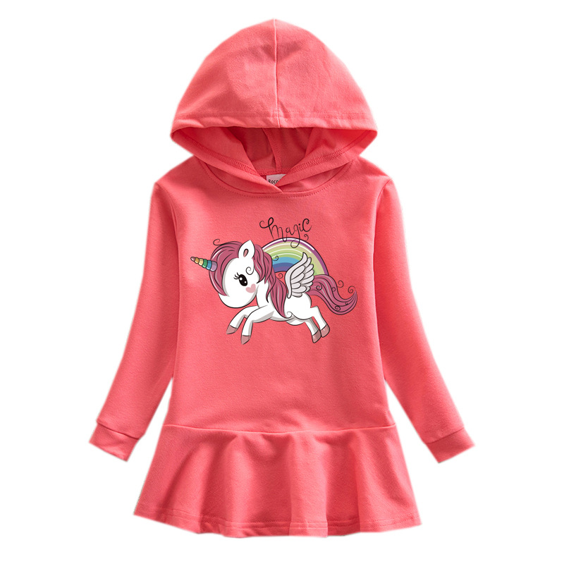 Pony girl hooded hoodie dress — image 12