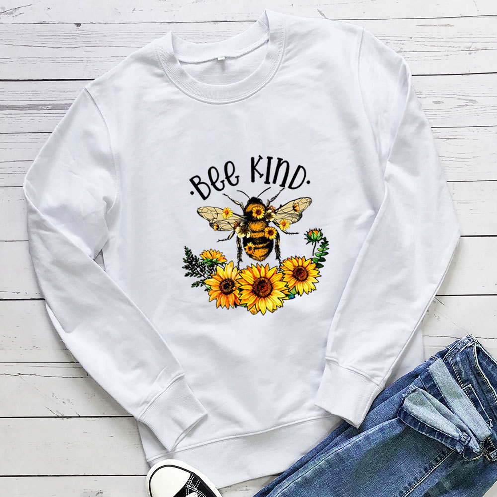 Bee colored printed hoodie — image 6