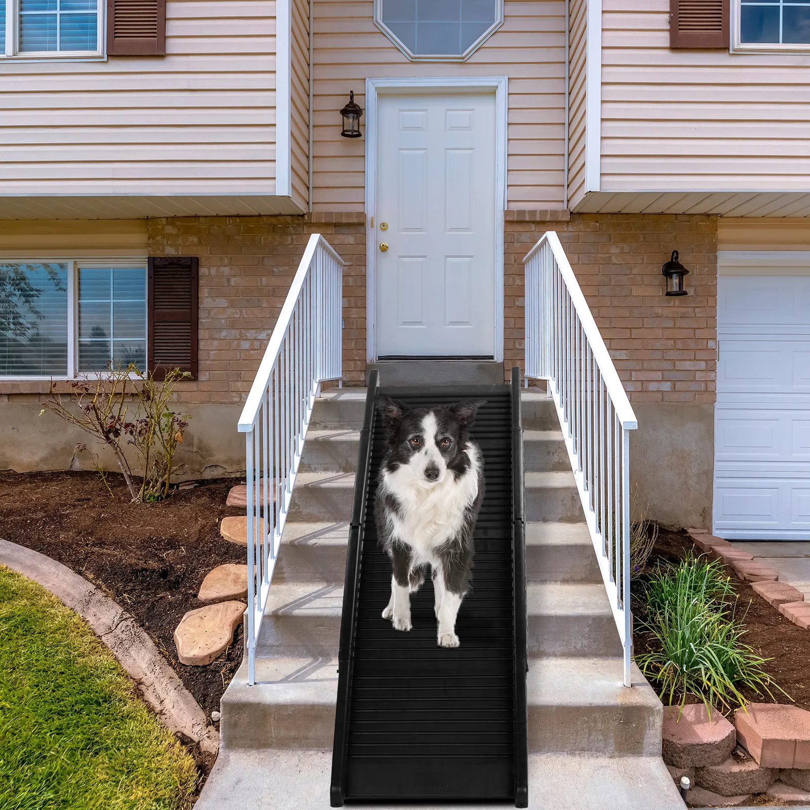 Nonslip Folding Dog Ramp, Tri-Fold Portable Lightweight Pet Ramp for Cars, Trucks and SUVs — image 13