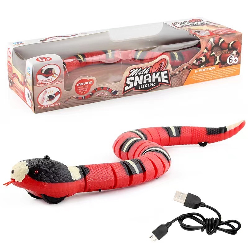 USB Rechargeable Interactive Cat Toy with Smart Sensing, an Automatic Electronic Snake for Kittens' Indoor Play — image 9