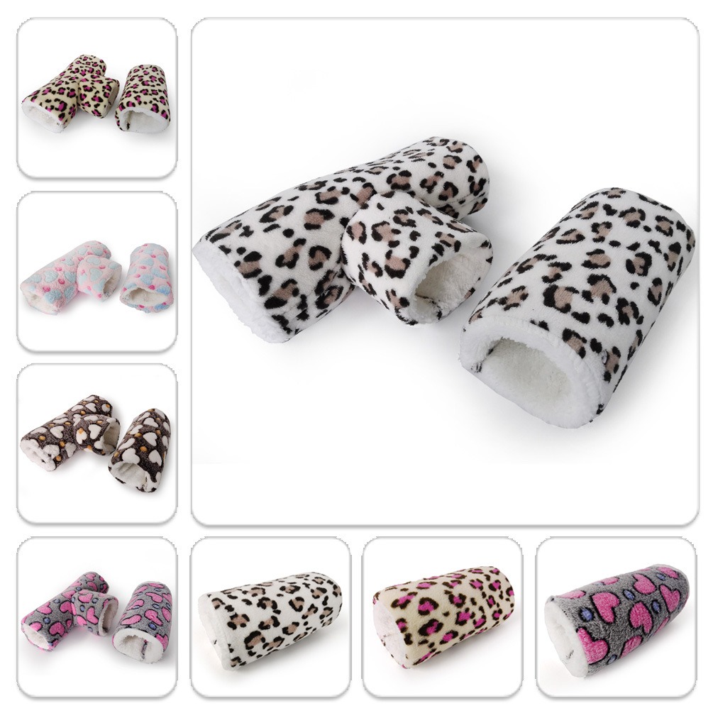 Hamster Cotton Nest Honey Bag Glider Dutch Pig Hedgehog Winter Warm Shelter Passage Pet Toy Tunnel — image 1