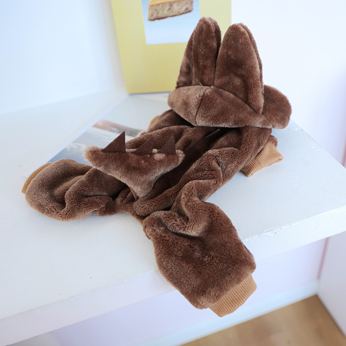 Pet Clothes Spring Autumn Small Dog Puppy Cosplay Cartoon Animal Little Bubu Dinosaur Transformation Costume — image 4