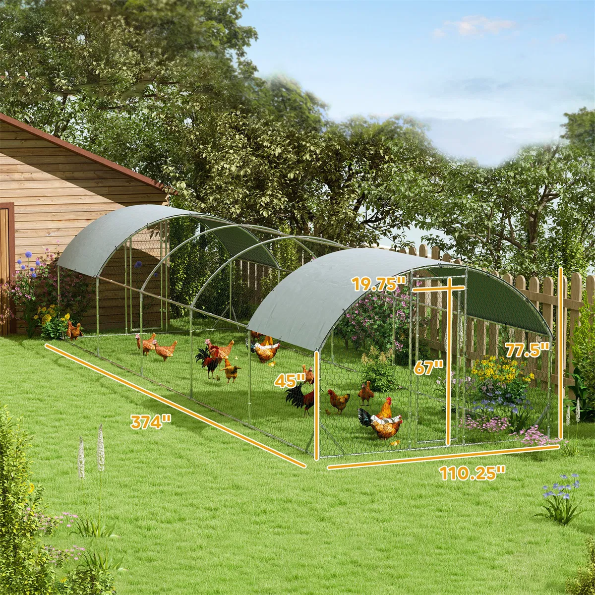 Metal Chicken, Chicken Coop — image 1