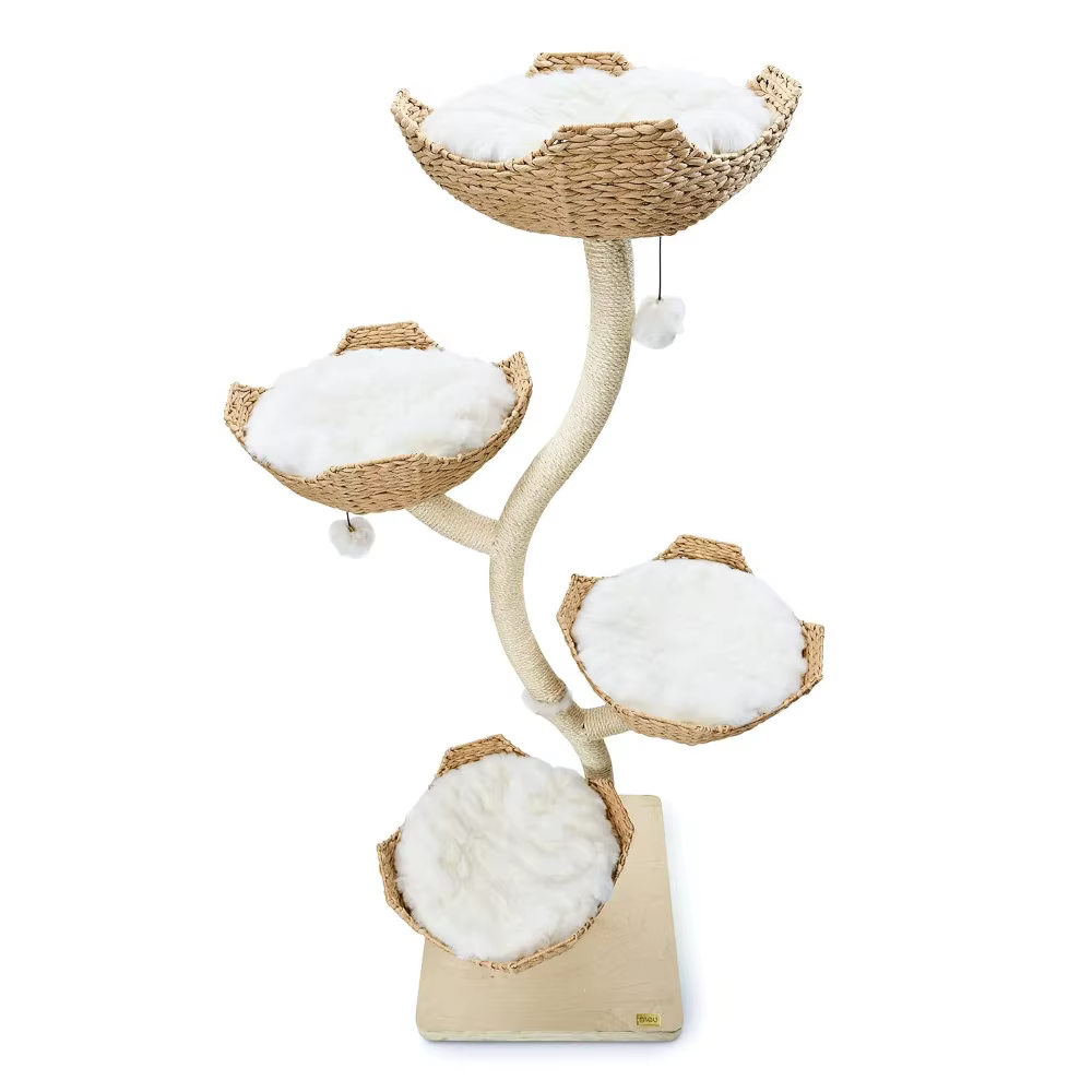 Árbol de Gato Moderno de 1.83 m de Alto para Gatos Grandes y Múltiples, Poste de Rastrillado con Diseño de Lujo, Resistente y Estable — imagen 3