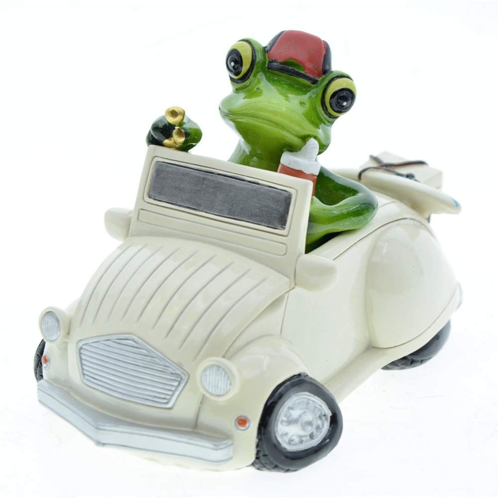 Decoración para parejas de hogar - Figuras de ranas en resina — imagen 4