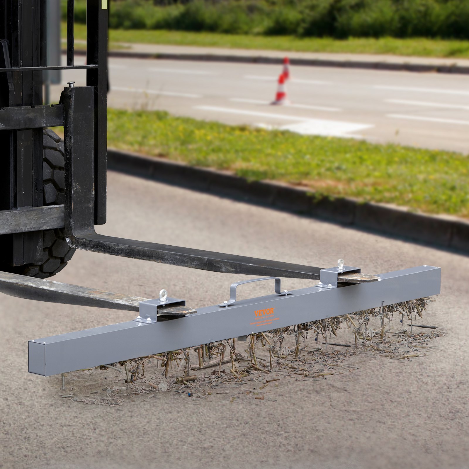 Limpia Magnética Suspendida de Recogida, Herramienta de 120lb para Cucharas Magnéticas Tipo Clavo, Calidad Industrial, Materiales de Acero para Accesorios de Caza para Recoger Chavetas, Clavos y Partículas Metálicas — imagen 9