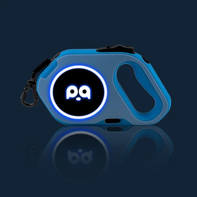 5M Automatic Retractable Dog Leash LED Luminous Leading Light Straps For Small Medium Dog Pet Flexi Walking Running Leashes — image 8