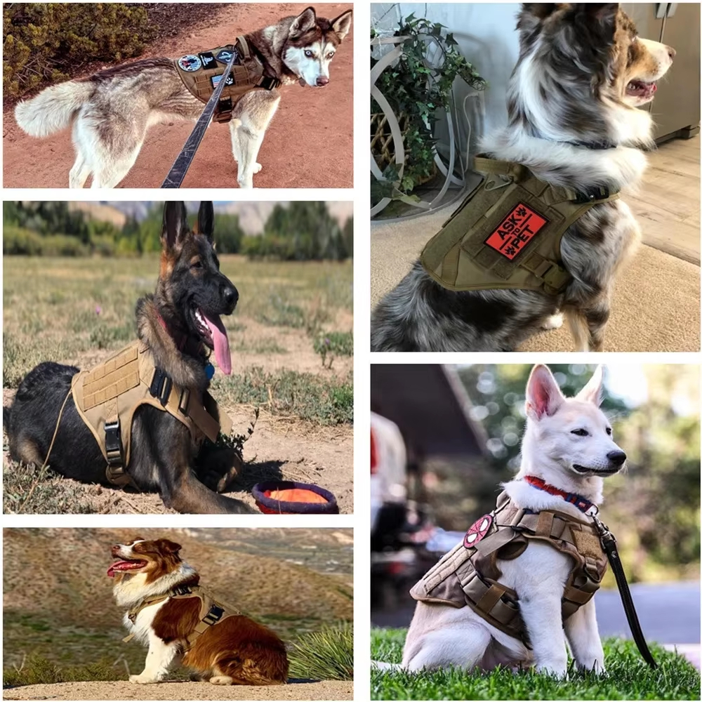 Pet Harness Luxury Dog Leash Set Chest Dog Nylon Camouflage Dog Harness — image 5