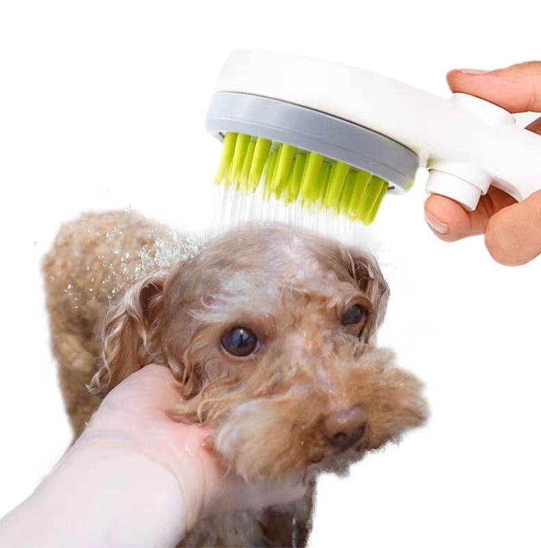 Chorro de Baño para Perros con Masaaje - Cepillo para Teddy y Mascotas Caninas — imagen 2