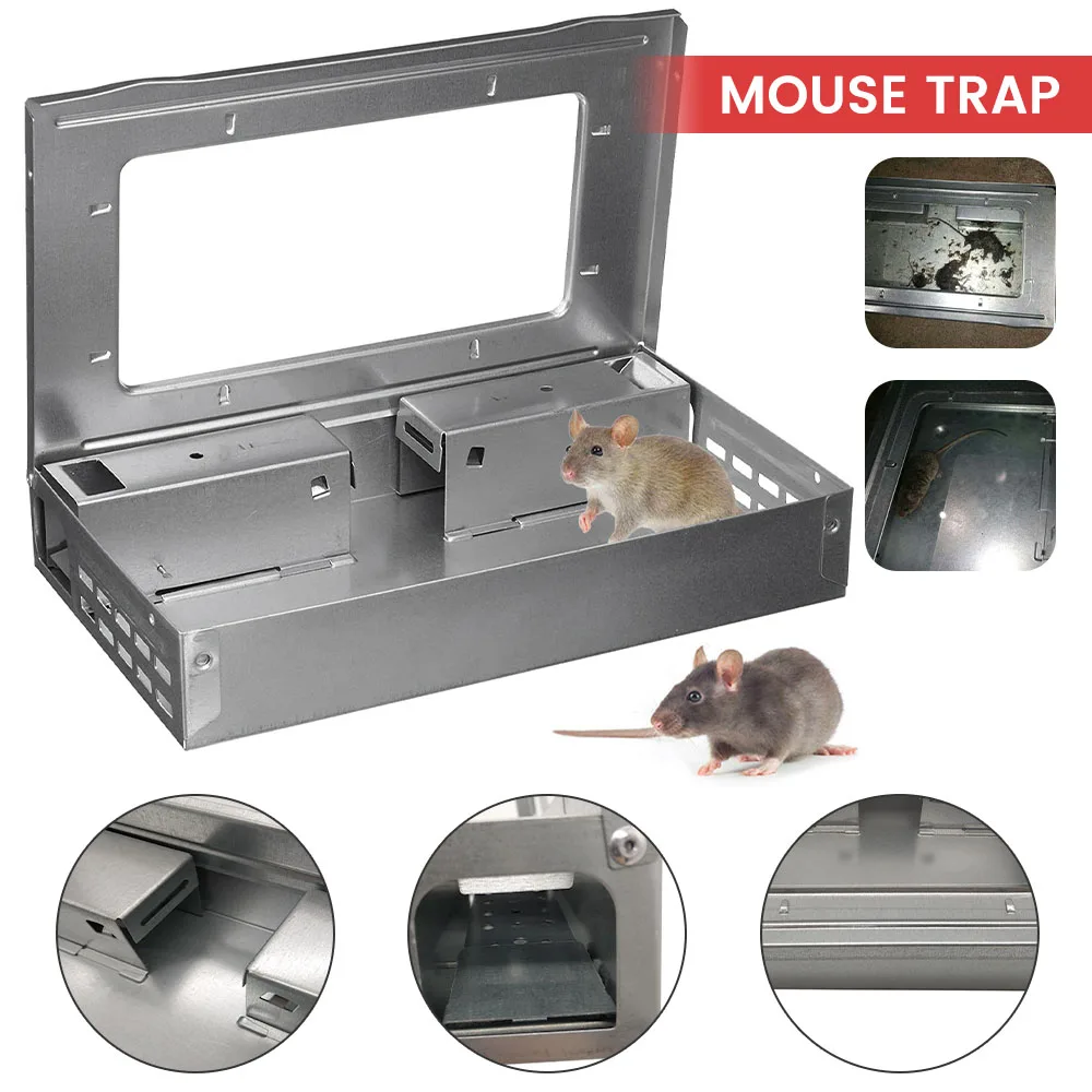 High Sensitive continuous & Effective & Reusable Rat mice mouse Trap Cage for Continuous Catching/ Pest Control — image 4