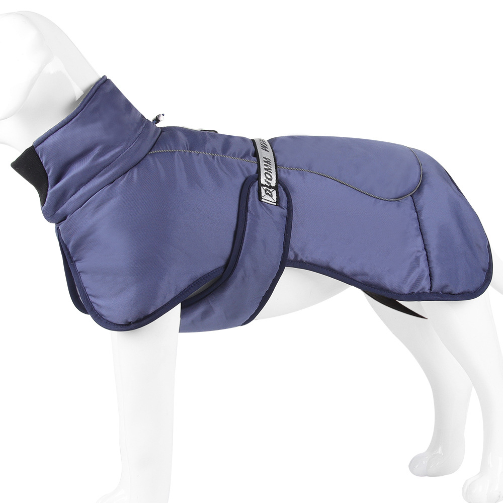 Ropa Nueva de Otoño e Invierno para Perros, Abrigo Acolchado y Cálido para Perros Grandes, Ropa de Algodón Reflectante para Perros Grandes, Ropa para Mascotas — imagen 4