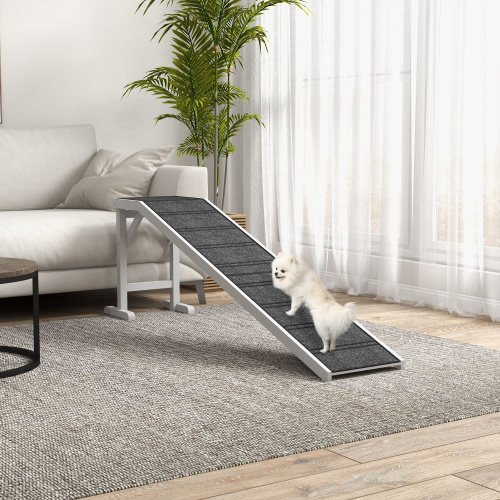 Ramp For Dog Bed, Pet Ramp For Dog With Non-slip Carpet And Top Platform — imagen 3