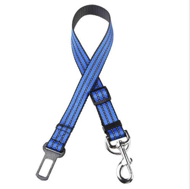 Reflective pet seat belt nylon dog traction rope keep pet's safety in car dog car seat belts B43 — image 9