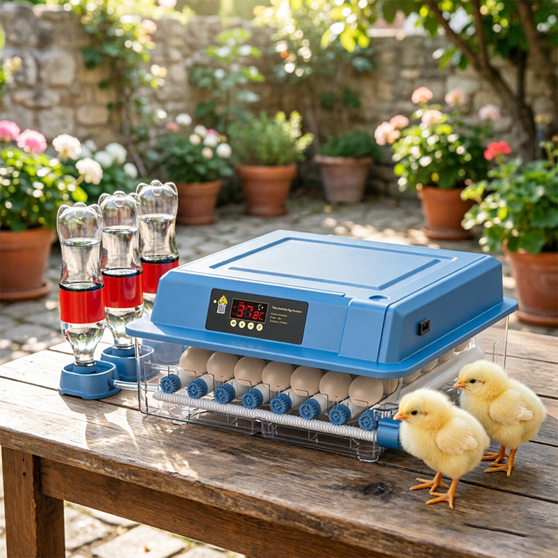 Automatic Egg Incubator 12/15/24 Eggs with Auto Turner & Temp Control, Poultry Hatcher for Chicken Duck Quail — image 4