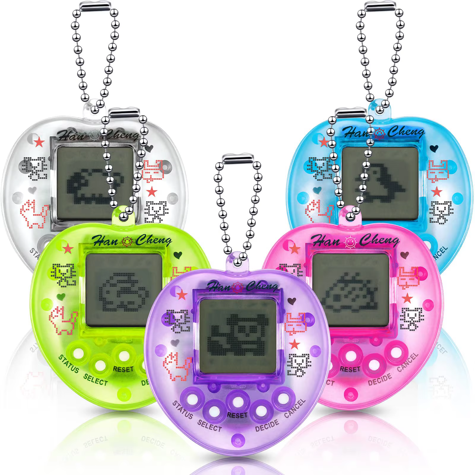 Electronic Pets Game Tamagotchi Handheld Game Console Toy in Russian Original German Spanish Polish Virtual Digital Pet Toy — image 1