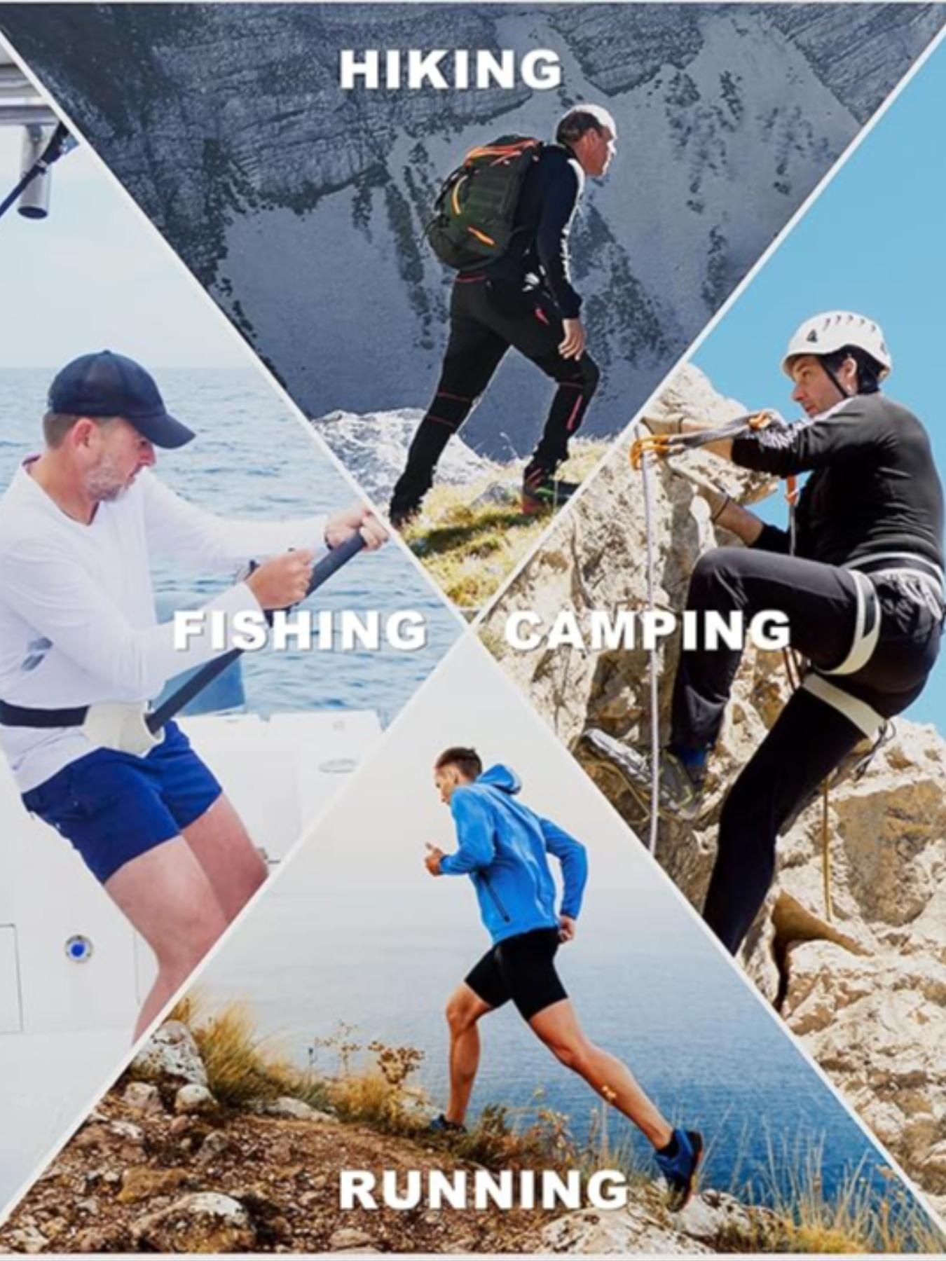 Fishing Hoodie Face Mask Neck Cover Sailing Shirt Summer Men Long Sleeve Sun Protection Hunting Jersey Camisa De Pesca Performance Fish Gear Beach Tops Wear Climbing Uniform — image 8