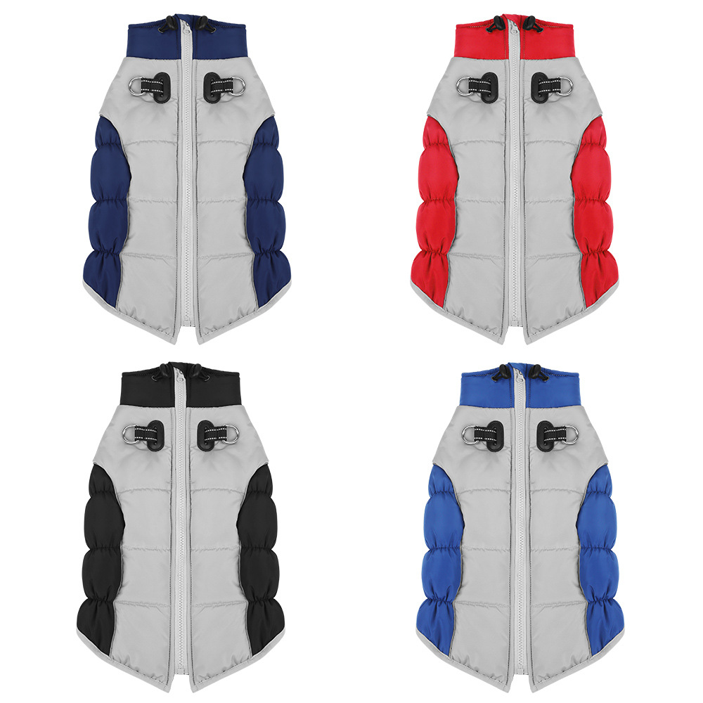 Winter Pet Cotton Coat Thick Warm Dog Clothing Comfortable Reflective Pet Clothing Manufacturer — image 5