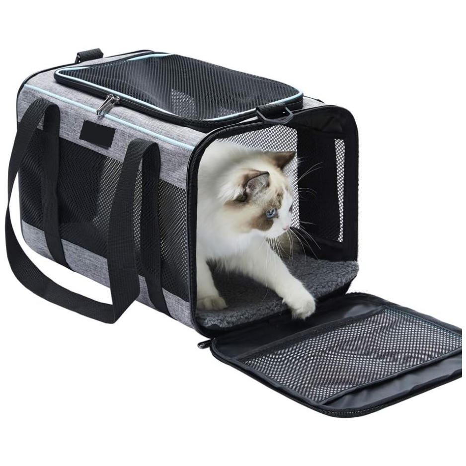 17.5x11x11 Pet Carrier For Cats Toy Of Fabric Pet Home — image 1