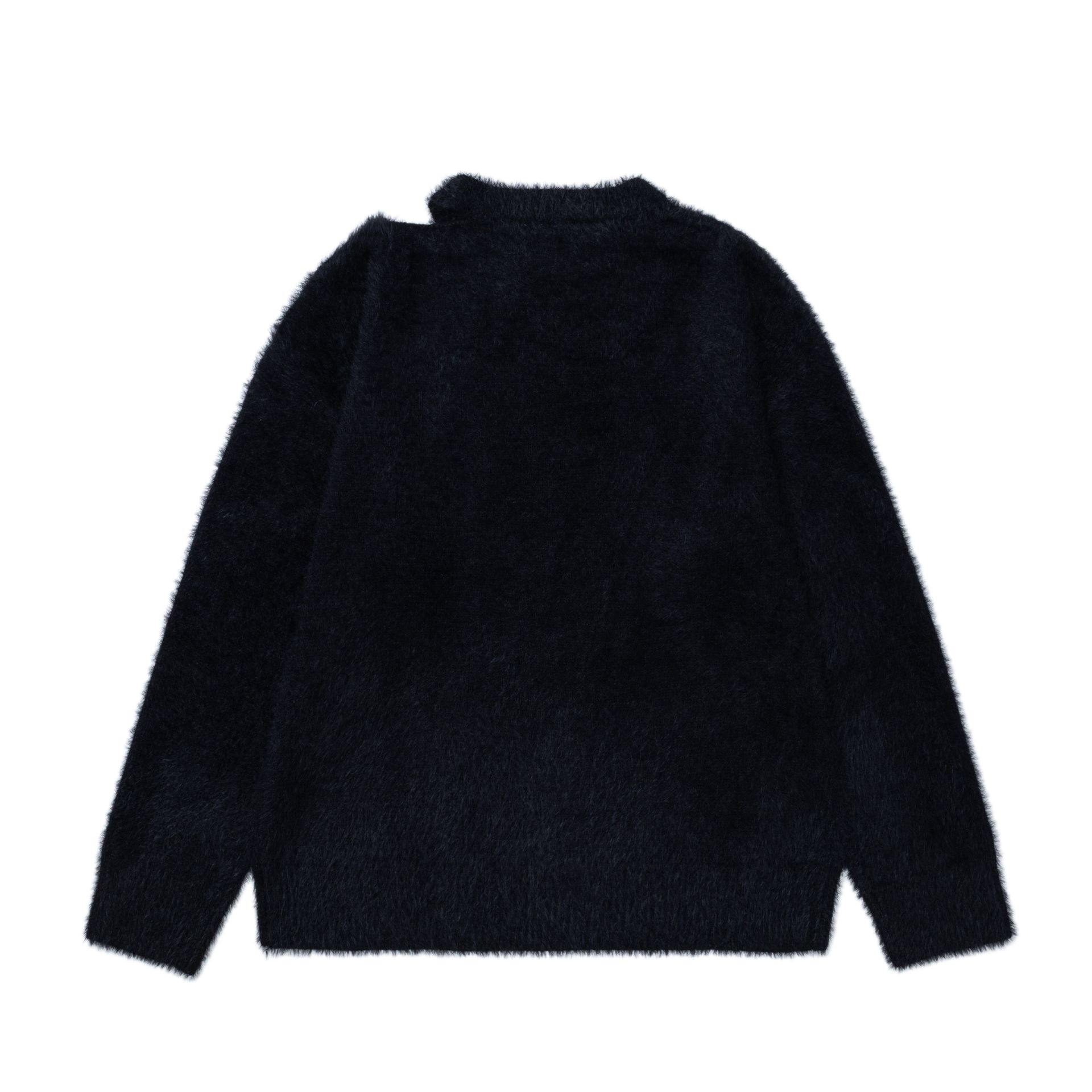 Cat Jacquard Piercing Sweater — image 5