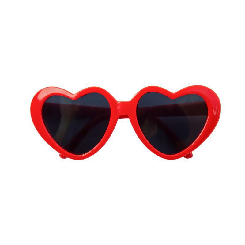 Creative Love Pet Dog Cat Creative Sunglasses Sun Glasses with Accessories Photo — image 9