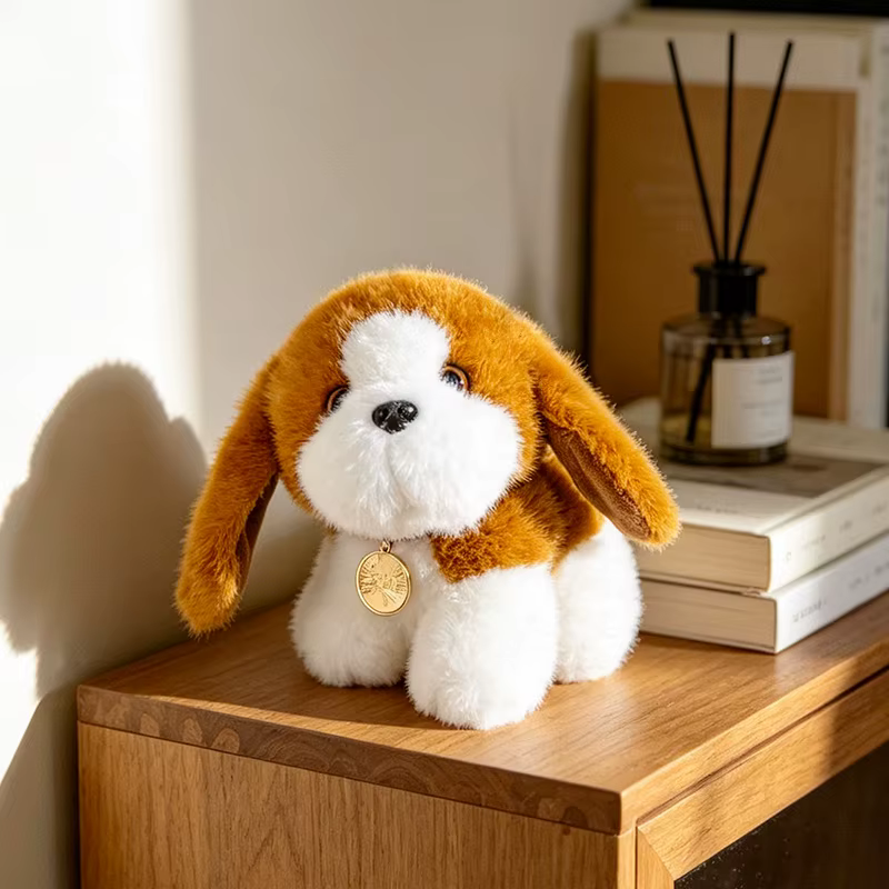 Puppy Party Plush Toys Husky Schnauzer Poodle Bichon Corgi Doll Cute Lifelike Desktop Pet Dog Toys Kawaii Bags Decor — image 6